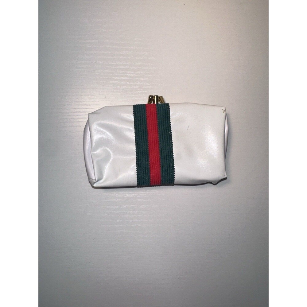 Gucci Stripe Coin Purse Sewing Kit Travel Compact Vintage 1960’s